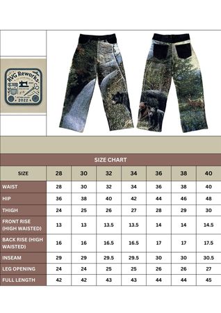 Pantalons droits en tapisserie recyclée