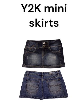 Y2K mini skirts