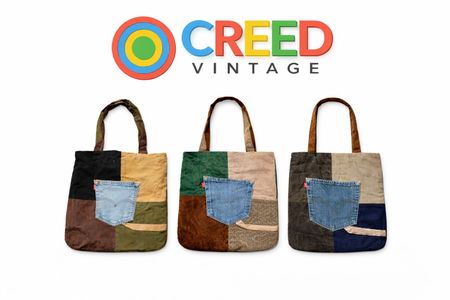 CR6057  Upcycled Levi’s Pocket Corduroy Bags