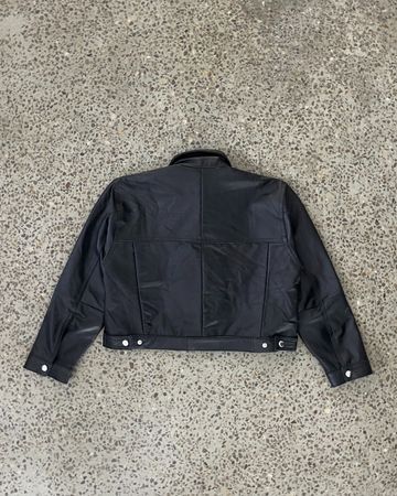 Upcycled Crop Double Pocket Jacket