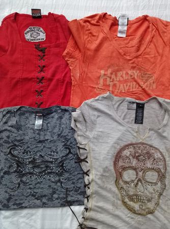 CR6081  Vintage Harley-Davidson Baby Tees