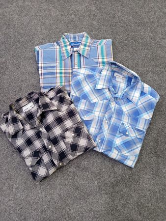 ZV1624 Wrangler 2-Pocket Snap Button Herrenhemd