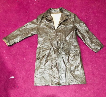 Leather Women Long Coat