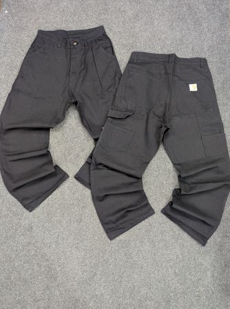 Carhartt Black Single Knee Jeans Rework Style
