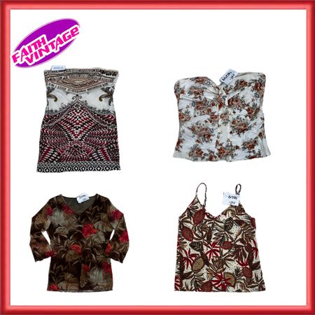 Techno Thread Chrome Tops ,Skirt Bundle(FV-429)