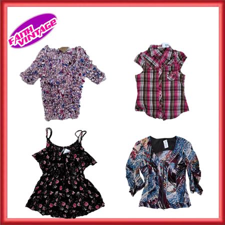 Fairy Grunge 00s Mystery Dress and Tops Bundle (FV-433)