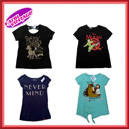 Sweetie Style Printed T-shirts(FV-435)