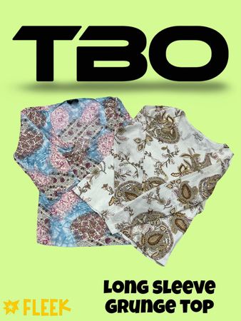 Long Sleeve Grunge Tops     (TBO-(150)