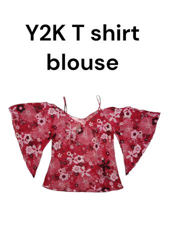 Y2K T-Shirt-Bluse