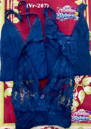 VR-207 | Y2K Lace Cami Tops Bundle edizione nera