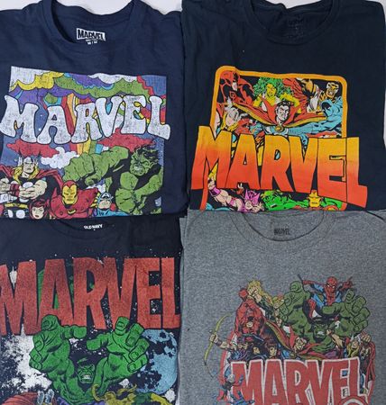 Marvel printed T-Shirts 12Pcs (RV # 110)