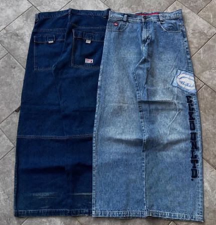 Hip hop baggy jeans
