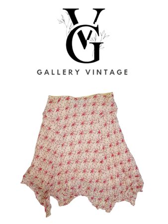 Y2K poly slick skirts