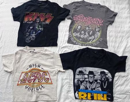 CR6123 Rework Music Crop Tees