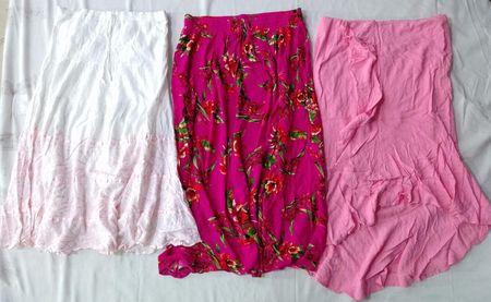 CR6124 Y2K cotton skirts