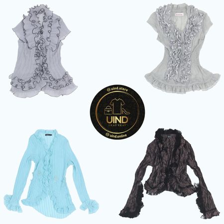 Y2K Ruffle Rush Italian Tops