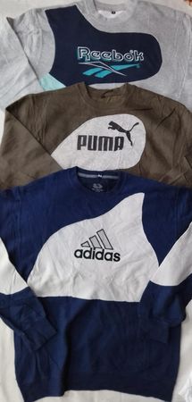 CR6132 Upcycle mix brand sweatshirt