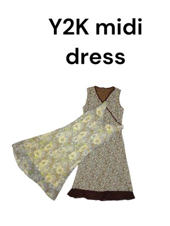 Y2K midi dress
