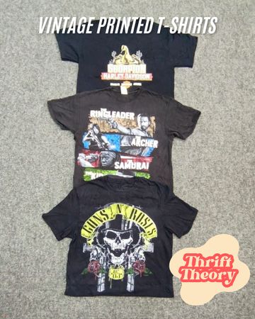 Vintage Printed T-Shirts - (27/01)