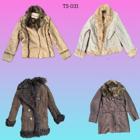 Y2K Brithney Era Afghan Coat (TS-031)