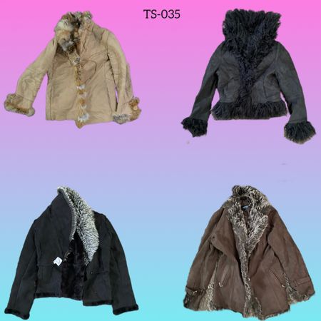 Y2K I T Girl Afghan Coat (TS-035)
