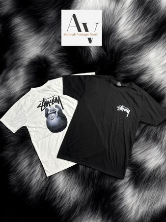 Stussy rework style angel t shirts