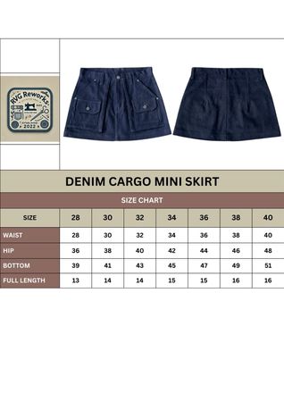 Upcycled Utility Mini Skirt