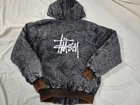 Rework Style Stussy Acid washed Hooded.