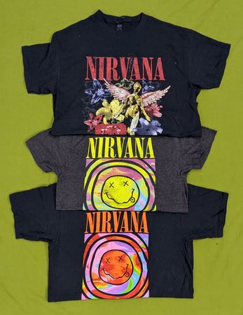 RV1928 Nirvana Band Tshirts