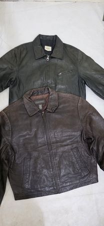 Men's vintage bomber style vintage leather jackets