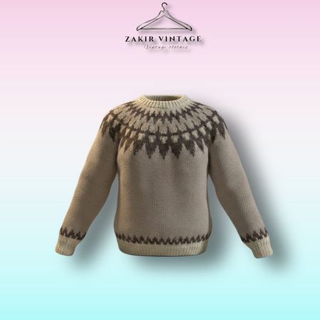 Printed Nordic Sweater