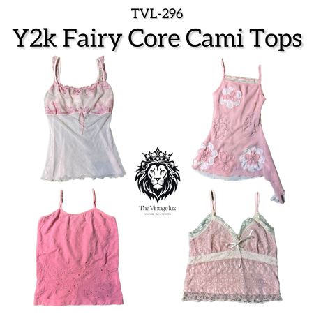 Y2K Fairy Core Cami Tops (TVL-296)