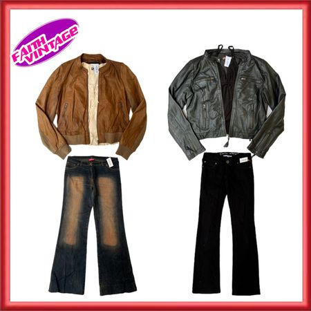 Brooklyn Wear Oberteil Jean und Jacken Set (FV-460)