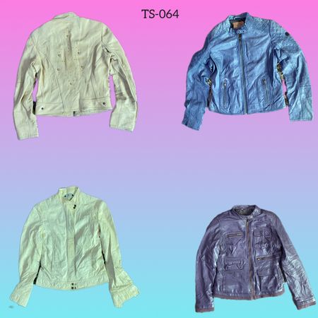 Y2K leather jacket (TS-064)