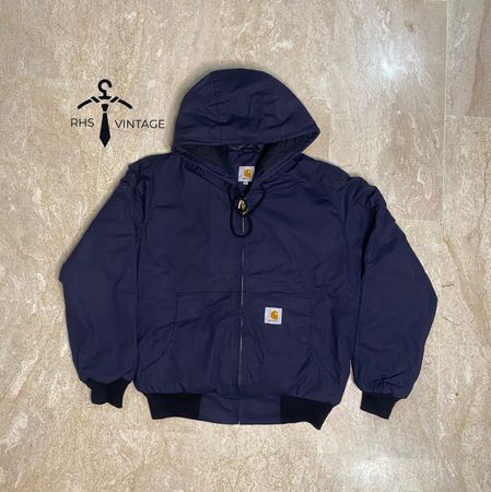Jaqueta azul marinho estilo rework Carhartt