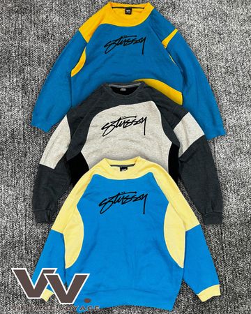 Stussy reworked style crewneck sweatshirts #28126