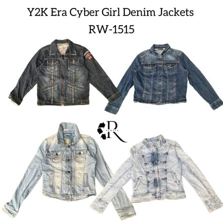 Y2K Era Cyber Girl Denim Jackets RW1513