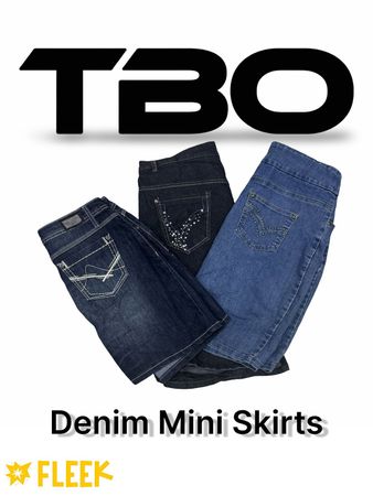 Y2K Denim Mini Skirts