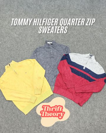 Tommy Hilfiger Quarter Zip Sweaters - (28/01)