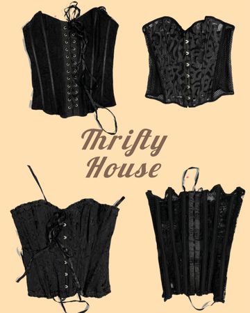 Y2k Gothic Corsets(TH/166)