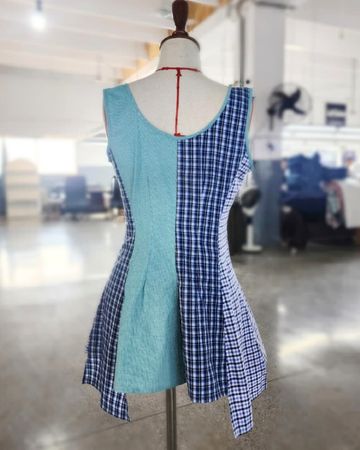 Vestido de Patchwork Reciclado