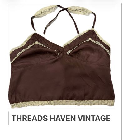 TH # 14 Y2K Silky Glam Cami Tops