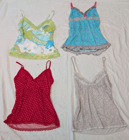 RESUMEN COLOR CUTE CAMISOLE (MARCAS DE DISEÑADORES) Laura Ashley, My Michelle, Amberocombia & Fitch, etc