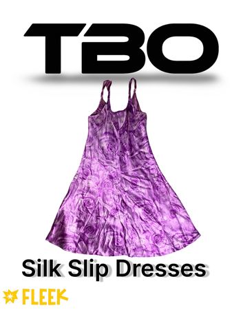 Vestidos de Seda Slip (TBO-220)