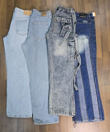 AV-0814 Unbranded Baggy Jeans | Jeans Amples | Jeans de Mode