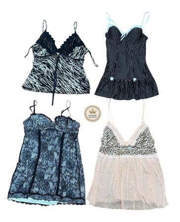 Y2K Multi couleur Chemises de nuit 10 pcs À 418