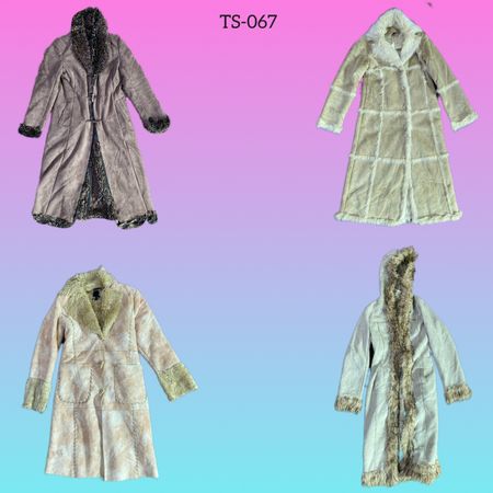 Y2K Brithney era Afghan coat (TS-067)