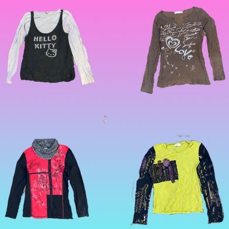 Y2K NYC Full Sleeve Tops (TS-078)