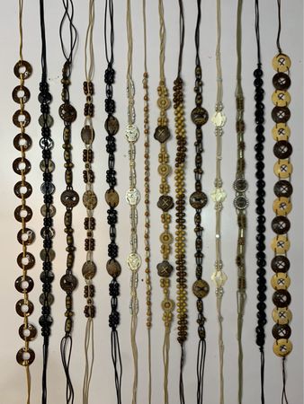 Ceintures à nouer bouddhistes Y2K