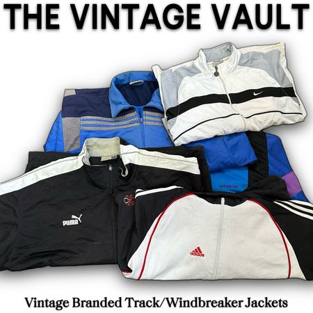 Veste de course/températures vintage avec marque